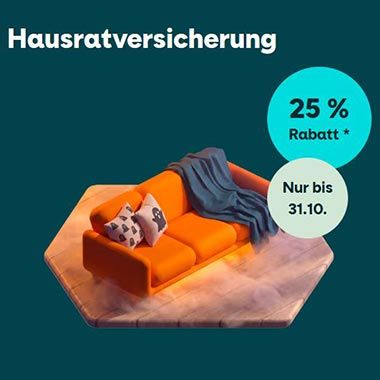 🚗 HUK24: Halloween Deals – z.B. 25% Rabatt auf Hausrat oder Haftpflicht & weitere