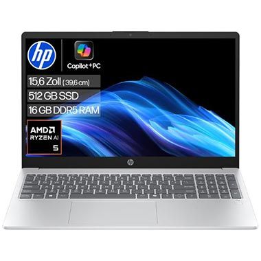 💻 HP OmniBook 3 AI Laptop, 15,6″ FHD, Ryzen AI 5 330, 16GB/512GB für 529€ (statt 579€)