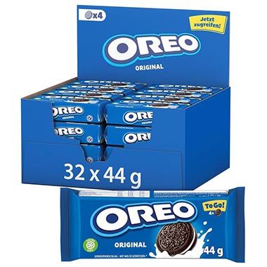 🍪 32 x 4er Pack OREO Original Kakaokekse ab 12,82€ (statt 21€)
