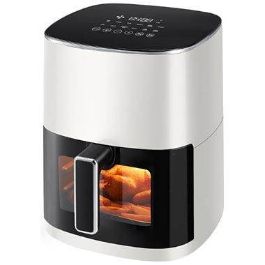 🍟 Sweetcrispy Airfryer mit Sichtfenster, 6L für 32,87€ (statt 65€)