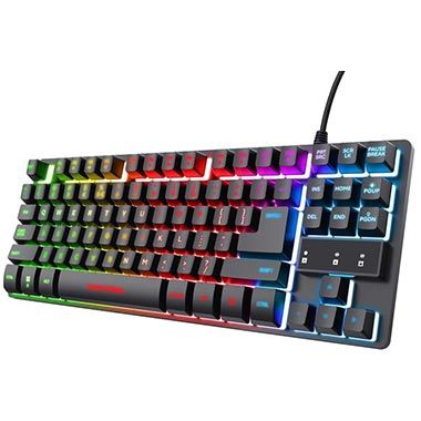 ⌨️ Trust GXT833 Thado TKL Gaming Tastatur für 14,99€ (statt 28€)