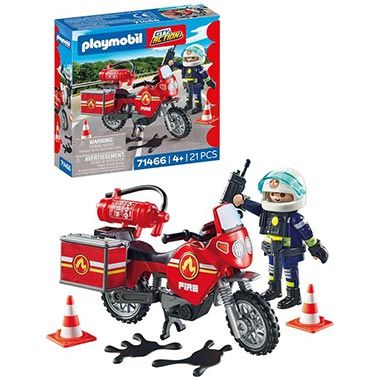 🚒 Playmobil 71466 City Action Feuerwehrmotorrad für 7,59€ (statt 13€)
