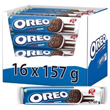 2,5kg 🍪 OREO Double Kakaokekse, 16 x 157g für 19,99€ (statt 32€)