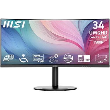 🖥️ MSI Modern MD342CQP 34″ UWQHD Curved Monitor für 269€ (statt 297€)