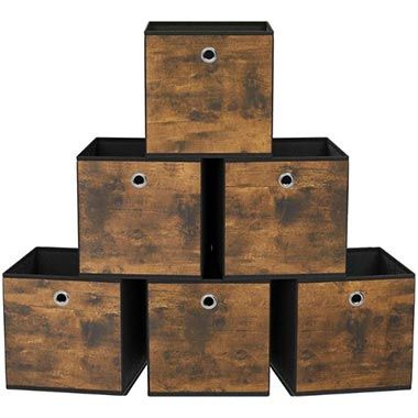 🗃️ 6er Set Songmics Vintage Aufbewahrungsboxen für 15,33€ (statt 27€)