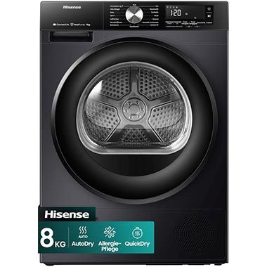 👔 Hisense DH3S802BB3 Kondenstrockner mit Wärmepumpe, 8KG für 449€ (statt 699€) 👔 Hisense DH3S802BB3 Kondenstrockner mit Wärmepumpe, 8KG für 449€ (statt 699€)