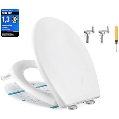 🚽 Songmics Toilettendeckel mit Absenkautomatik für 23€ (statt 36€)