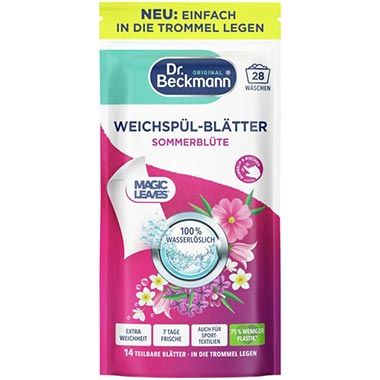 🫧 14er Pack Dr. Beckmann Weichspül Blätter Sommerblüte ab 1,79€ (statt 4€)