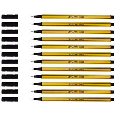 🖋️ 12er Pack Leviatan D400 Fineliner Schwarz ab 2,74€ (statt 5€)