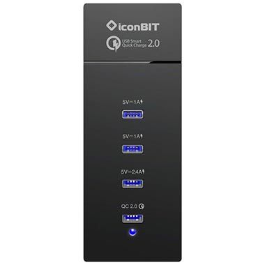 🔌 IconBIT FTB 4U6QC 4-Port USB Universalladegerät für 10,99€ (statt 20€)