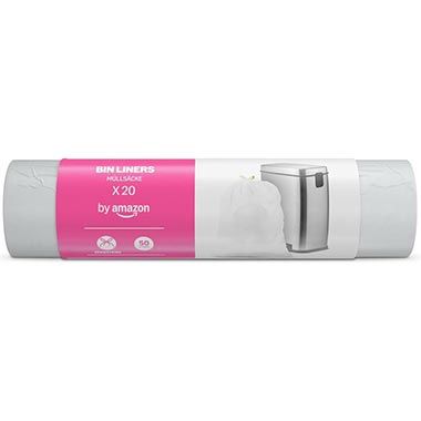 🗑️ 4 x 20er Rollen by Amazon Zugband Müllbeutel mit 50L ab 2€ (statt 4€)