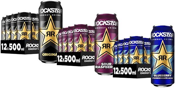 🥤 Amazon: 12er Packs Rockstar Energy Dosen in versch. Sorten je 9€ (statt 18€) - 0,75€ pro Dose 🥤 Amazon: 12er Packs Rockstar Energy Dosen in versch. Sorten je 9€ (statt 18€) 0,75€ pro Dose