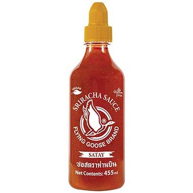 🌶️ Flying Goose Sriracha Chilisauce, Satay Style, scharf ab 4,27€ (statt 7€)