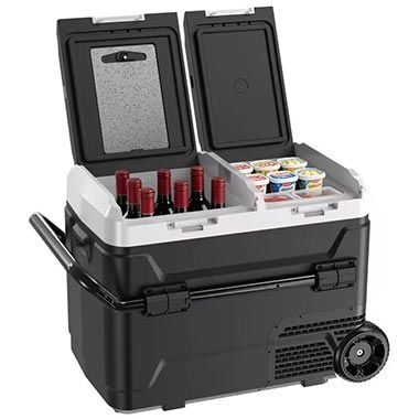 🧊 Foursun Kompressor Kühlbox mit 50L & 2 Zonen für 160,91€ (statt 293€)