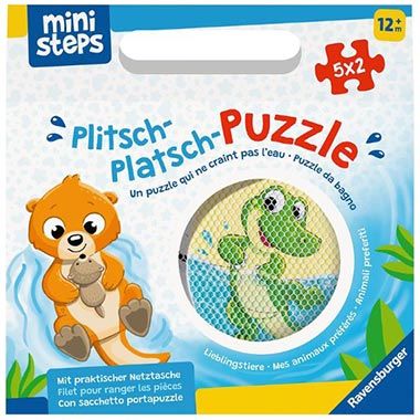 🧩 Ravensburger Ministeps 4589 Plitsch-Platsch-Puzzle für 7€ (statt 13€)