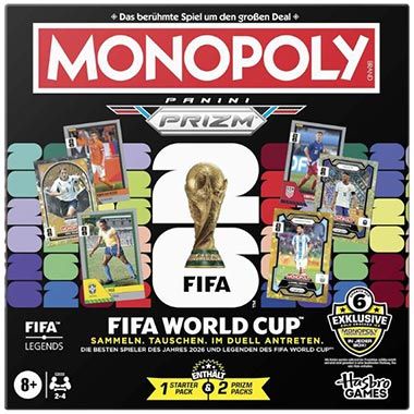 🎲 Monopoly Panini Prizm: FIFA World Cup Edition für 26,99€ (statt 36€)