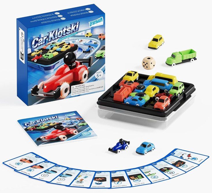 🚗 LELESUN Auto-Schiebepuzzle mit 16 Autos und 100+ Level für 12,95€ (statt 26€)
