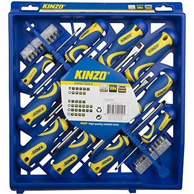 🪛 Kinzo Profi Schraubendreher Set, 30-tlg. für 10,49€ (statt 25€)