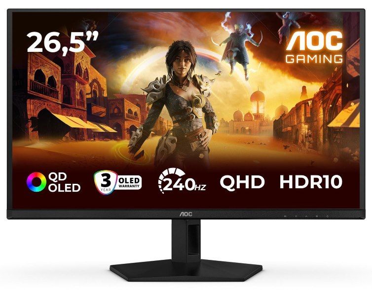 🖥️ AOC Q27G41ZDF - 26,5″ 240 Hz QHD QD-OLED Gaming Monitor für 289€ (statt 339€) 🖥️ AOC Q27G41ZDF 26,5″ 240 Hz QHD QD OLED Gaming Monitor für 289€ (statt 339€)