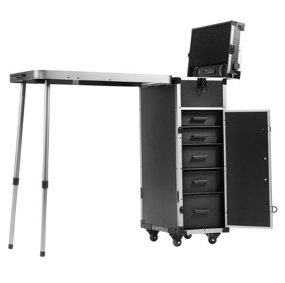 💄💅VEVOR Professioneller Kosmetikkoffer aus Aluminium mit Werkbank für 191€ (statt 225€)