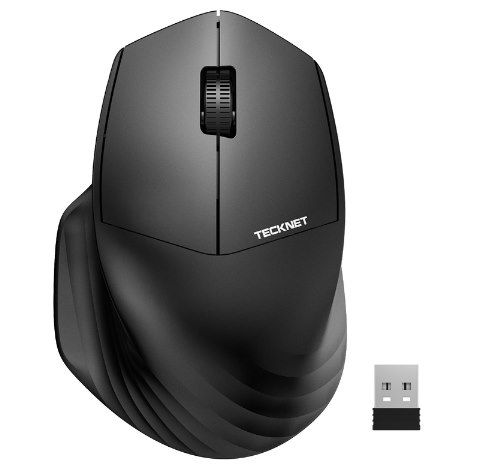 🖱️ TECKNET 2,4GHz Kabellose Maus mit USB Empfänger für 7,99€ (statt 12€)