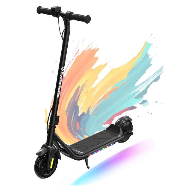 🛴 EVERCROSS E6 Elektroroller für Kinder mit 7″ Reifen, LEDs & 20km für 125,99€ (statt 171€)