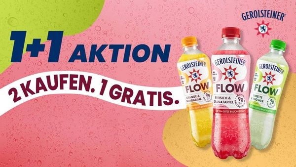 đ„ Couponplatz: Gerolsteiner Flow gratis ausprobieren - 1+1 Aktion đ„ Couponplatz: Gerolsteiner Flow gratis ausprobieren 1+1 Aktion
