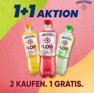 🥃 Couponplatz: Gerolsteiner Flow gratis ausprobieren – 1+1 Aktion