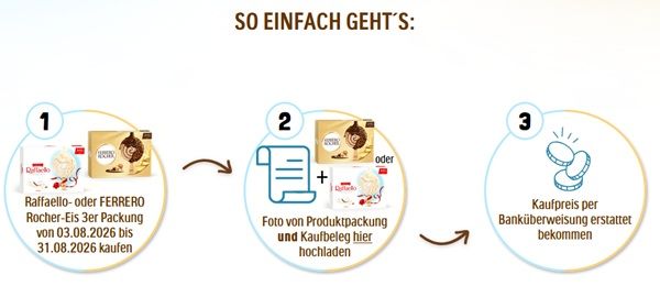 🍧Raffaello  und FERRERO Rocher Eis gratis ausprobieren