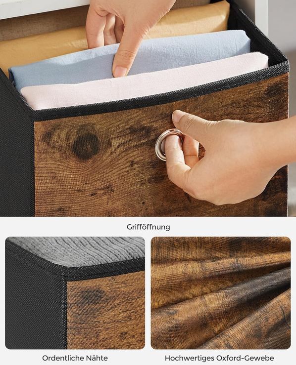 🗃️ 6er Set Songmics Vintage Aufbewahrungsboxen für 15,33€ (statt 27€)