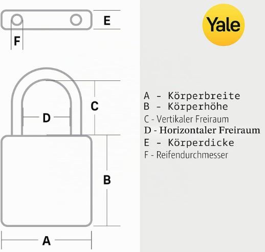 🔐 2x Yale Vorhängeschloss mit 20mm für 9,98€ (statt 19€) 🔐 2x Yale Vorhängeschloss mit 20mm für 9,98€ (statt 19€)