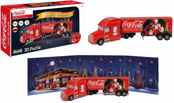 🚒 Revell Coca Cola Weihnachts Truck 3D Puzzle für 17,93€ (statt 28€)