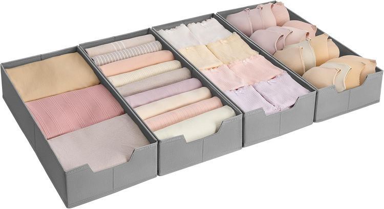 🗃️ 4er Set Songmics Schubladen-Organizer, faltbar für 11,69€ (statt 23€) 🗃️ 4er Set Songmics Schubladen Organizer, faltbar für 11,69€ (statt 23€)