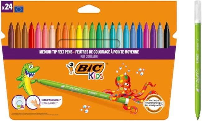 ✍🏻 24er Pack BIC Kids Filzstifte Kid Couleur für 7,69€ (statt 11€) ✍🏻 24er Pack BIC Kids Filzstifte Kid Couleur für 7,69€ (statt 11€)