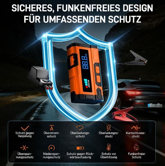 🚗 JDMCAR Starthilfe Powerbank für 41,99€ (statt 128€) 🚗 JDMCAR Starthilfe Powerbank für 41,99€ (statt 128€)