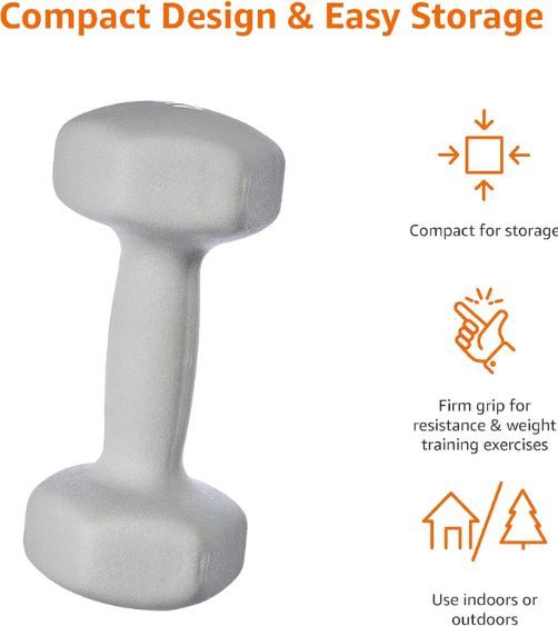 💪🏻 2er Set Amazon Basics Neopren Hanteln, je 4kg für 15,93€ (statt 21€) 💪🏻 2er Set Amazon Basics Neopren Hanteln, je 4kg für 15,93€ (statt 21€)