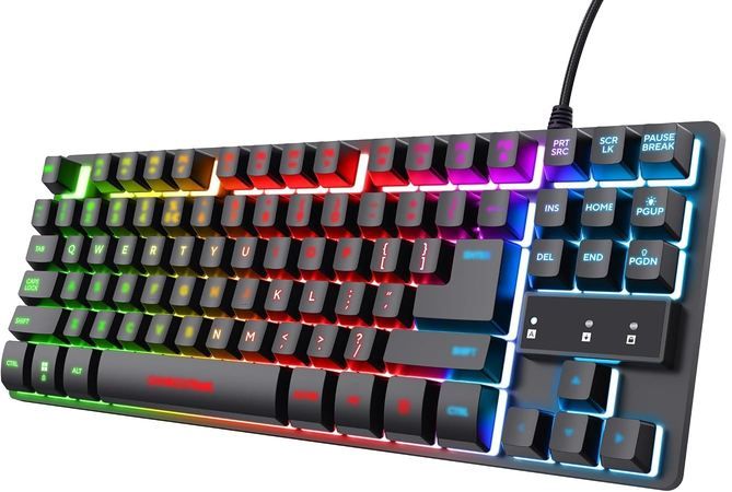 ⌨️ Trust GXT833 Thado TKL Gaming Tastatur für 14,99€ (statt 28€)