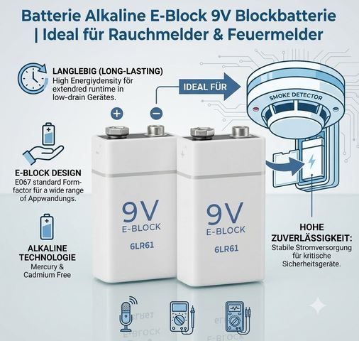 🔋 -50% ab 2 Stück 9V Blockbatterie oder Baby C Batterie - z.B. 2 x 8er 9V Block 9,98€ (statt 28€) 🔋 50% ab 2 Stück 9V Blockbatterie oder Baby C Batterie z.B. 2 x 8er 9V Block 9,98€ (statt 28€)