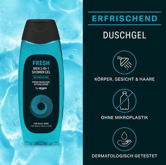4 Liter! 🚿 4 x 2 x 500ml by Amazon Fresh 3in1 Duschgel ab 7,26€ (statt 11€) 4 Liter! 🚿 4 x 2 x 500ml by Amazon Fresh 3in1 Duschgel ab 7,26€ (statt 11€)