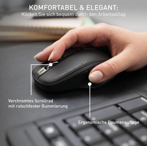 🖱️ CHERRY MW 2310 2.0 Wireless Optische Maus für 14,99€ (statt 20€) 🖱️ CHERRY MW 2310 2.0 Wireless Optische Maus für 14,99€ (statt 20€)