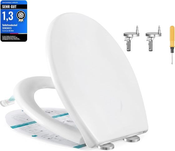 🚽 Songmics Toilettendeckel mit Absenkautomatik für 23€ (statt 36€) 🚽 Songmics Toilettendeckel mit Absenkautomatik für 23€ (statt 36€)