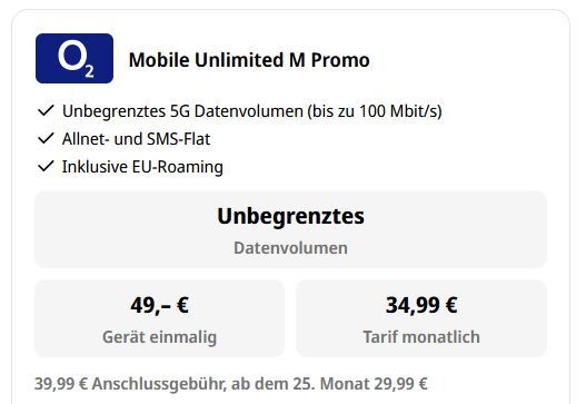 ‼️ 5,20€ eff. mtl. 🍏 Apple iPhone 17 für 49€ + o2 unlimited für 34,99€ mtl. ‼️ 5,20€ eff. mtl. 🍏 Apple iPhone 17 für 49€ + o2 unlimited für 34,99€ mtl.