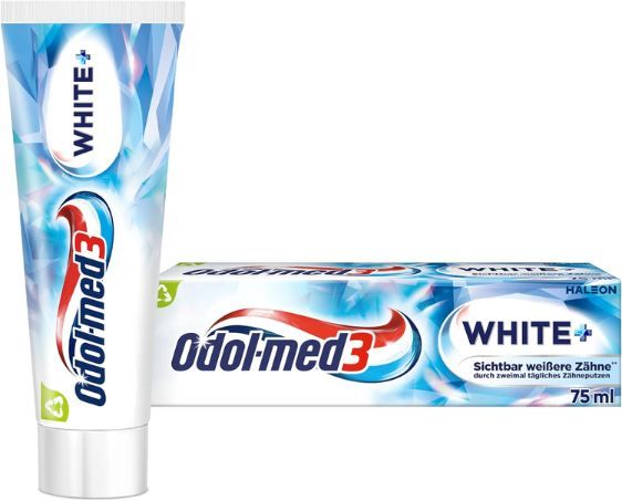 🪥 4x Odol med3 White+ Zahnpasta, 75ml ab 4,59€ (statt 8€)