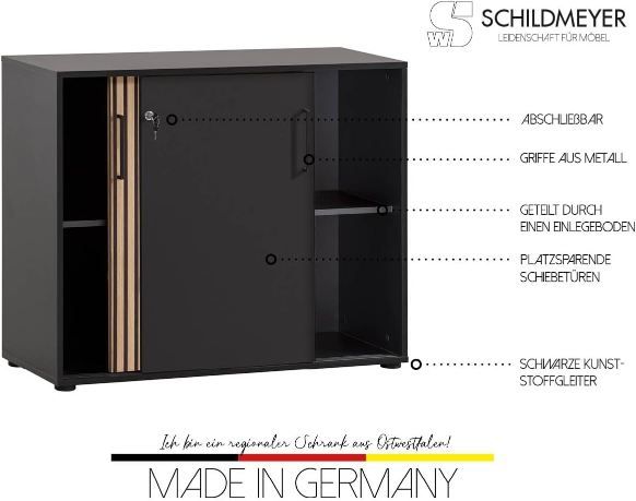 📝 Schildmeyer Hank Aktenschrank, 100 x 41 x 83,6cm für 174,99€ (statt 214€)