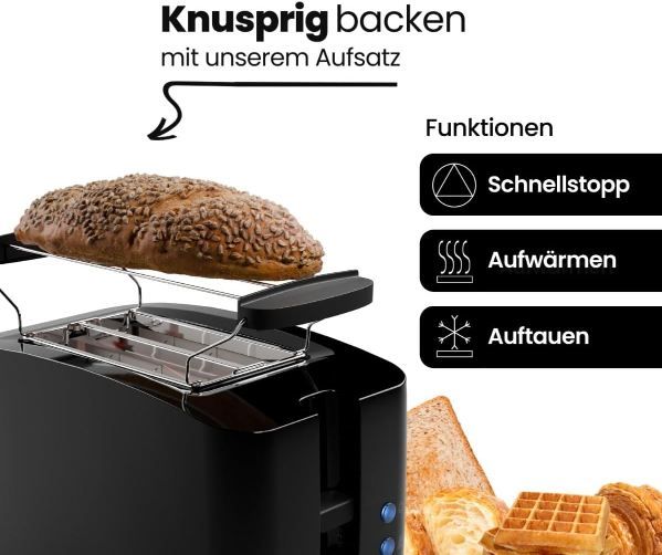 🍞 Clatronic TA 3801 2-Scheiben Toaster für 14,99€ (statt 19€) 🍞 Clatronic TA 3801 2 Scheiben Toaster für 14,99€ (statt 19€)