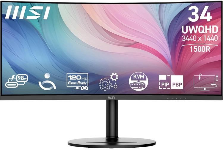 🖥️ MSI Modern MD342CQP 34 🖥️ MSI Modern MD342CQP 34 UWQHD Curved Monitor für 269€ (statt 297€)