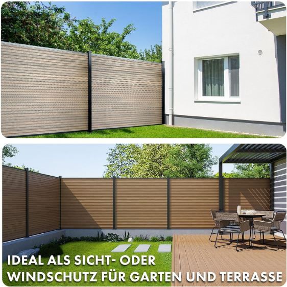 🏡 Floordirekt Teak Gartenzaun inkl. Alu-Pfosten, 180x180cm für 199€ (statt 255€) 🏡 Floordirekt Teak Gartenzaun inkl. Alu Pfosten, 180x180cm für 199€ (statt 255€)