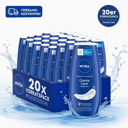 🚿 20x NIVEA Creme Care Pflegedusche, je 250ml für 29,99€ (statt 43€)