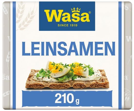 🍞 4 x Wasa Knäckebrot mit Leinsamen, 210g ab 6,42€ (statt 10€)