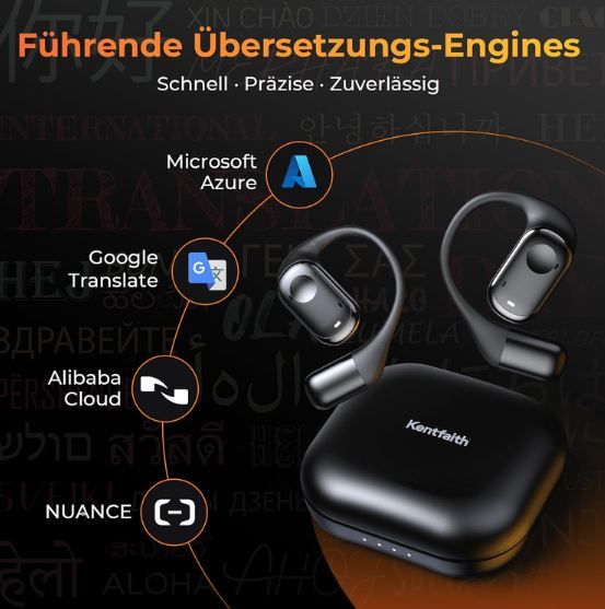 🤠kentfaith 3-in-1 KI Übersetzer Kopfhörer mit 150 Sprachen für 64,99€ (statt 130€) 🤠kentfaith 3 in 1 KI Übersetzer Kopfhörer mit 150 Sprachen für 64,99€ (statt 130€)